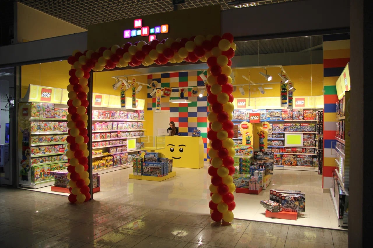 Конструкторы продаются в LEGO Мире Кубиков