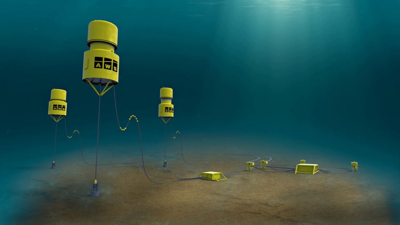 Подводный буй для производства энергии