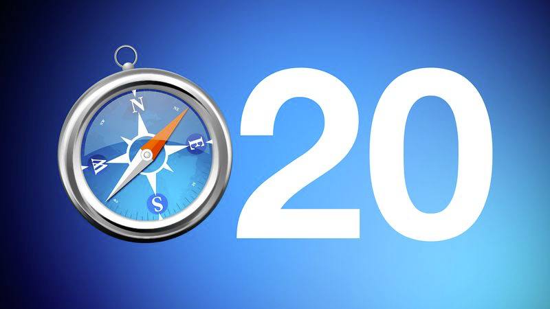 7 января 2023 года браузеру Safari исполнилось 20 лет