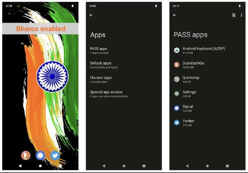 В Индии представили мобильную операционную систему BharOS