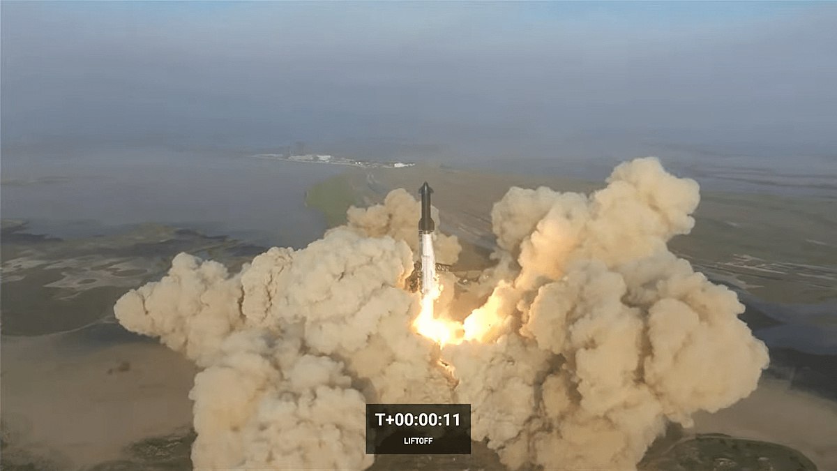 SpaceX рассказала о вчерашнем полёте Starship