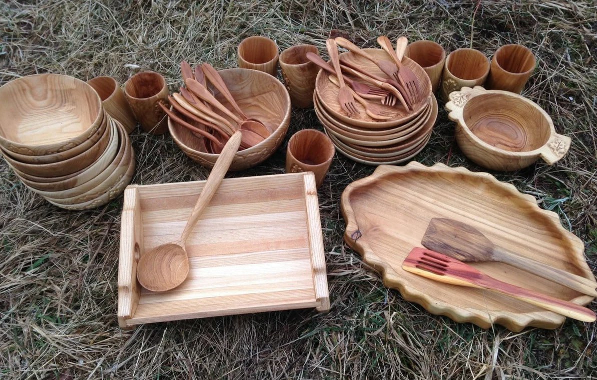 Изготовление деревянной посуды ручной работы